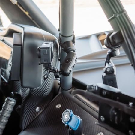 Quad Lock 360 Action Camera Kit with Roll Cage Hose Clamp and Dual Pivot Arm (Medium) Compatible with GoPro, Action Cameras and Compatible Lights - Image 5