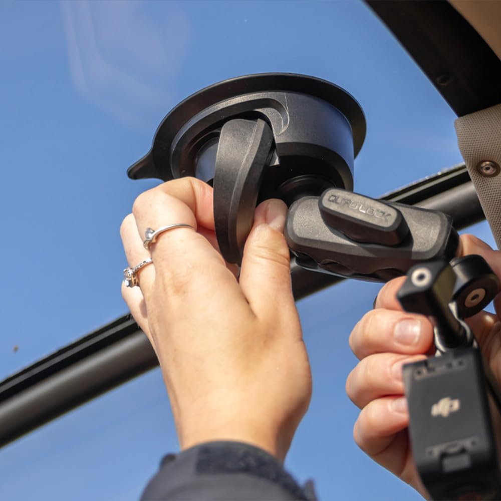 Quad Lock 360 Base - Suction Base, Repositionable & Lever-Actuated, Multi-Surface & Temperature Resistant, Ideal for Vehicles & Outdoor Use - Image 3