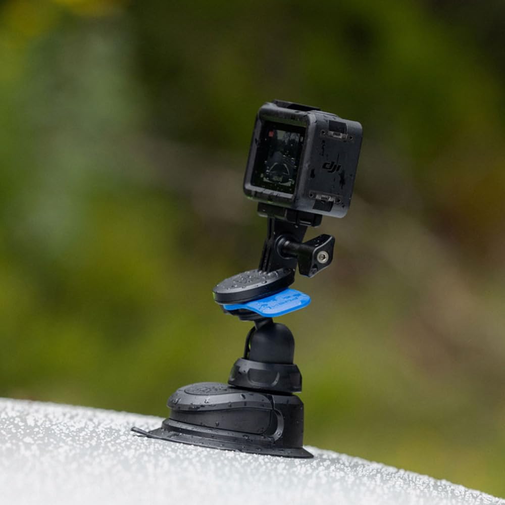 Quad Lock 360 Base - Suction Base, Repositionable & Lever-Actuated, Multi-Surface & Temperature Resistant, Ideal for Vehicles & Outdoor Use - Image 5