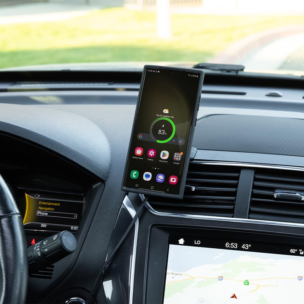 Quad Lock Adhesive Dashboard/Console Car Phone Holder Kit with MAG Wireless Charging Head V2 and MAG Phone Case for iPhone 16 Pro Max - Image 4