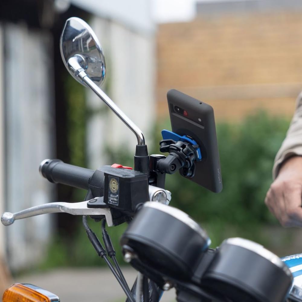 Quad Lock Brake/Clutch Motorcycle Phone Mount with Vibration Dampener and MAG Phone Case for iPhone 16 Pro Max - Image 3
