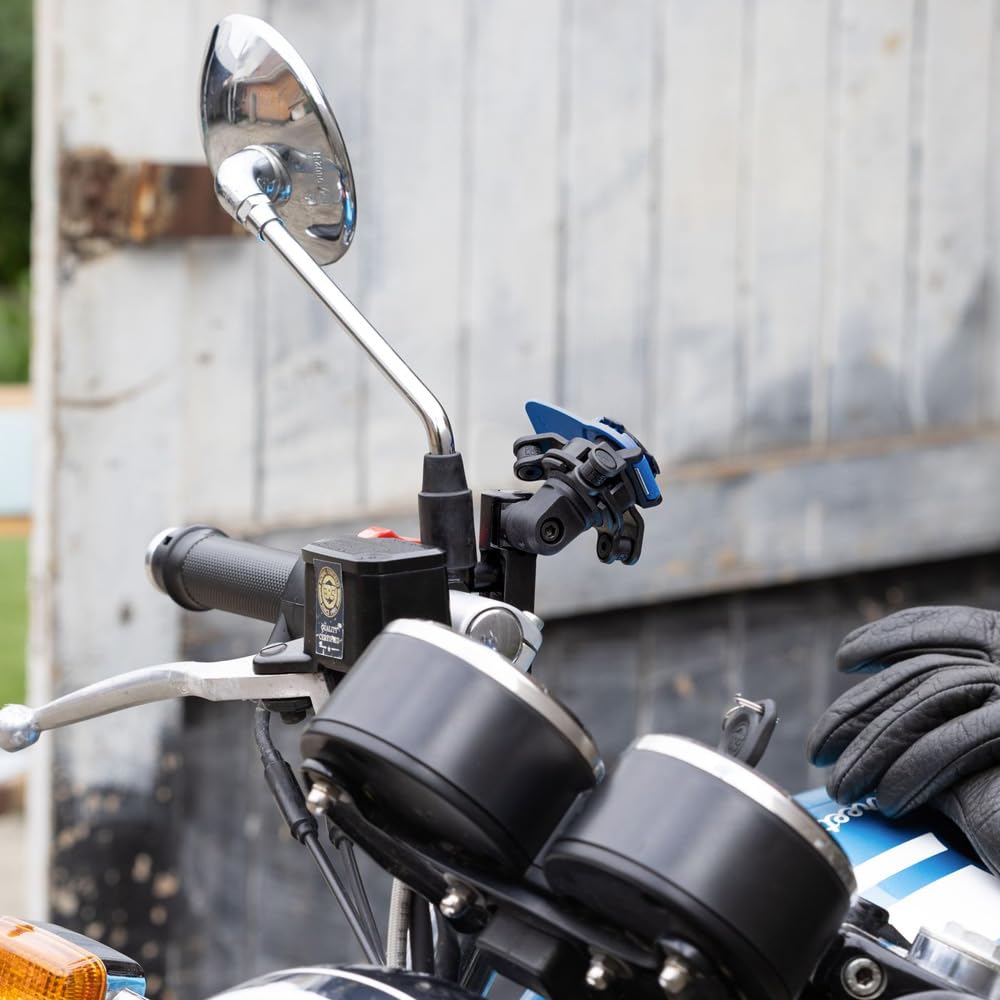 Quad Lock Brake/Clutch Motorcycle Phone Mount with Vibration Dampener and MAG Phone Case for iPhone 16 Pro Max - Image 4
