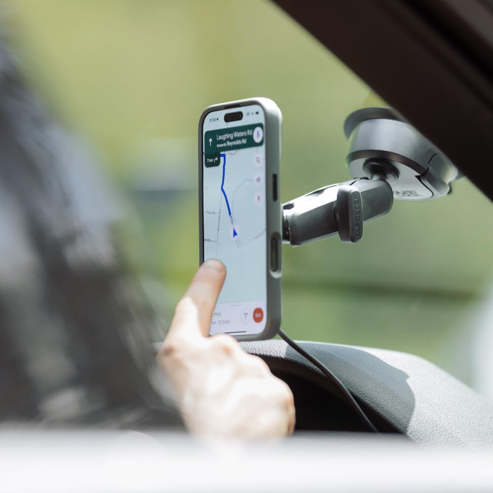 Quad Lock Heavy Duty Windshield/Dash Suction Phone Car Mount - Image 5
