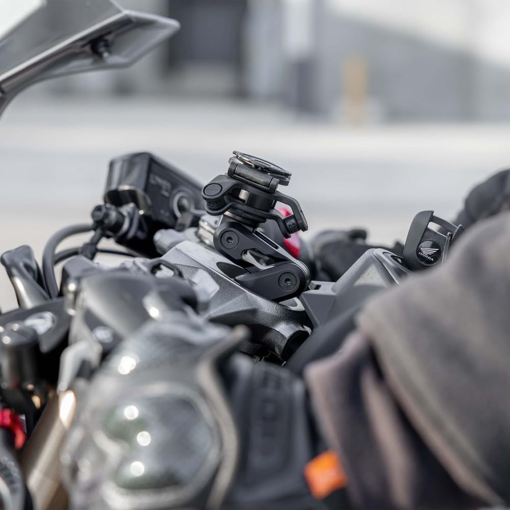 Quad Lock Motorcycle Fork Stem Mount PRO Kit with Vibration Dampener and MAG Phone Case for iPhone 16 Pro Max - Image 3