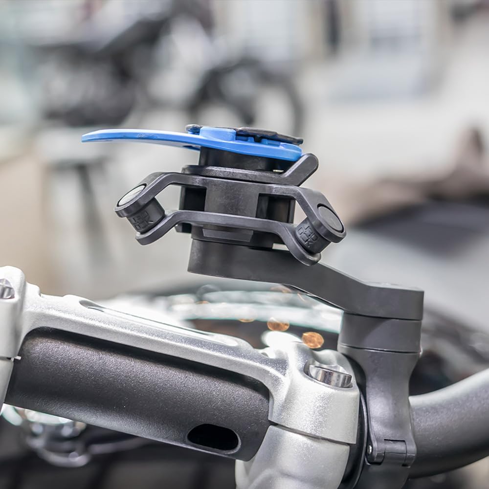 Quad Lock Motorcycle Handlebar Mount Kit with Vibration Dampener and MAG Phone Case for iPhone 16 Pro Max - Image 3