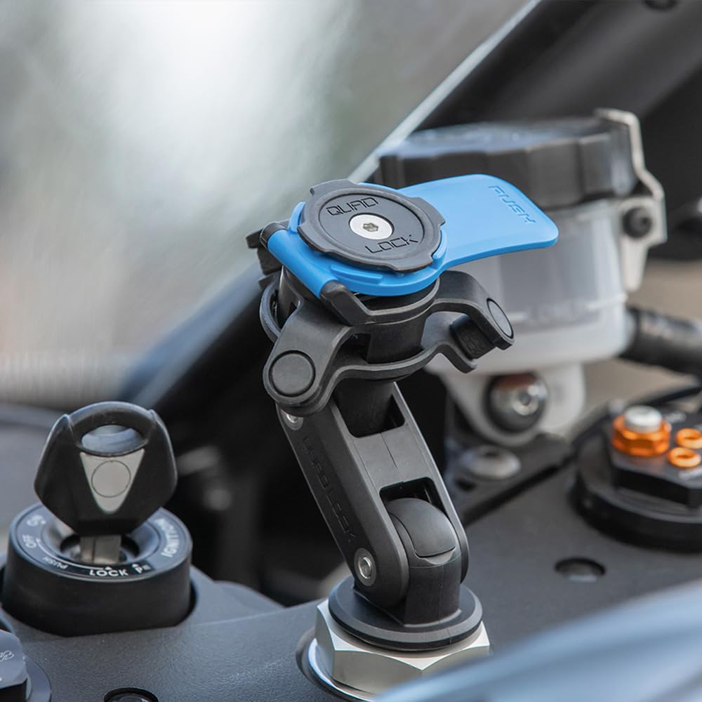 Quad Lock Motorcycle Handlebar Mount Kit with Vibration Dampener and MAG Phone Case for iPhone 16 Pro Max - Image 6