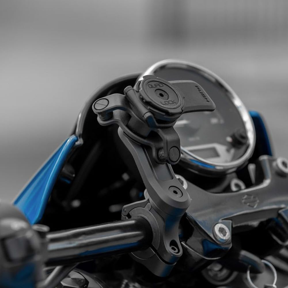 Quad Lock Motorcycle Handlebar Mount PRO Kit with Vibration Dampener and MAG Phone Case for iPhone 16 Pro Max - Image 3