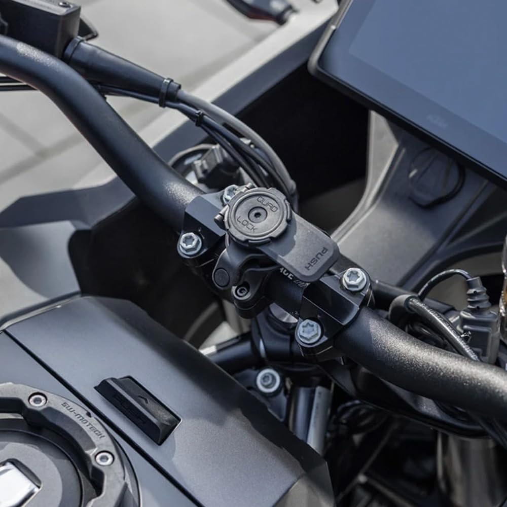 Quad Lock Motorcycle Handlebar Mount PRO Kit with Vibration Dampener and MAG Phone Case for iPhone 16 Pro Max - Image 5