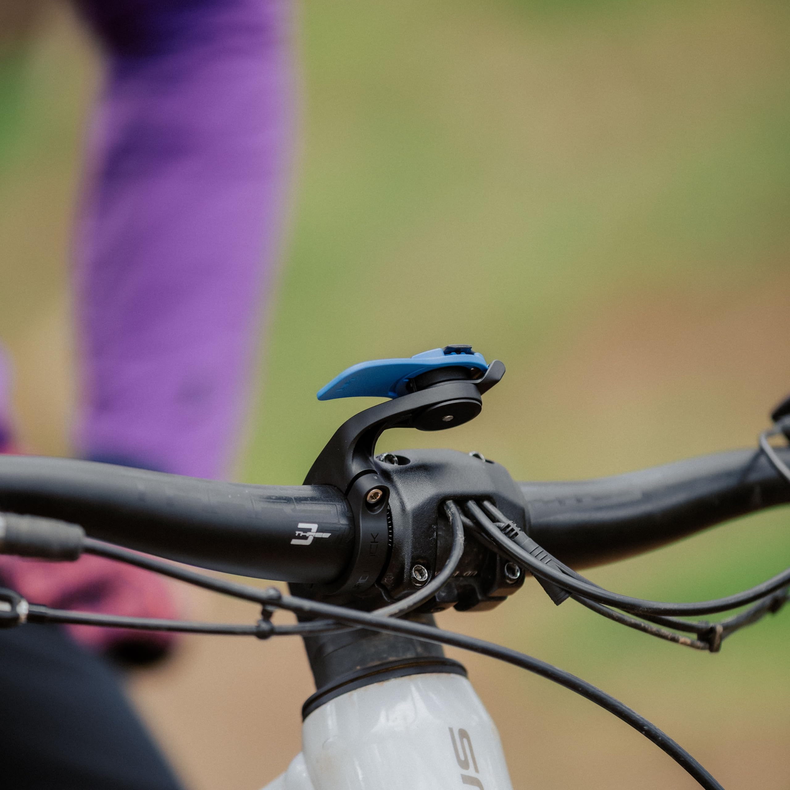 Quad Lock Out Front Handlebar Bicycle Phone Mount (V3) for iPhone, Galaxy, Pixel and Universal Adapters - Image 5