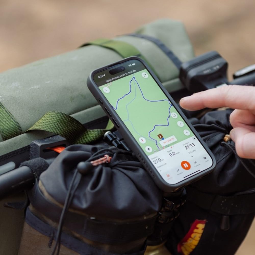 Quad Lock Stem Cap Bike Mount Kit with MAG Phone Case for iPhone 16 Pro Max - Image 4