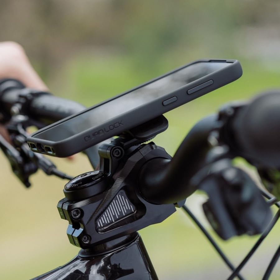 Quad Lock Stem Cap Mount (Adjustable) Bike Kit with iPhone 16 Pro Max MAG Phone Case - Image 5