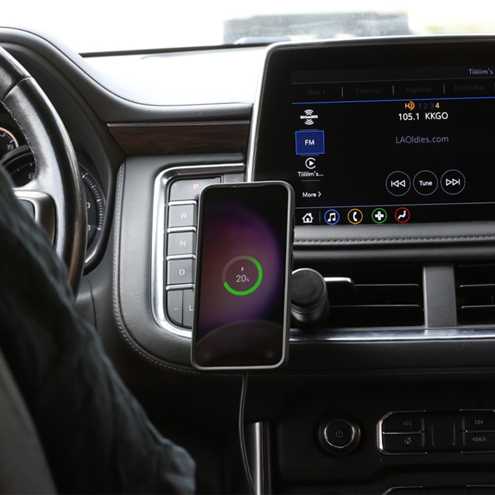 Quad Lock Vent Car Phone Holder Kit with MAG Wireless Charging Head V2 and MAG Phone Case for iPhone 16 Pro Max - Image 3