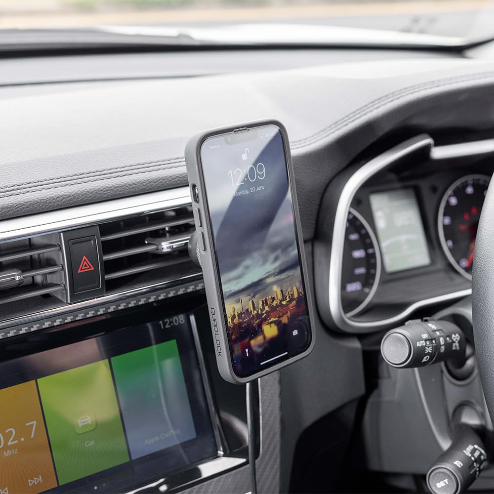 Quad Lock Vent Car Phone Holder Kit with MAG Wireless Charging Head V2 and MAG Phone Case for iPhone 16 Pro Max - Image 5