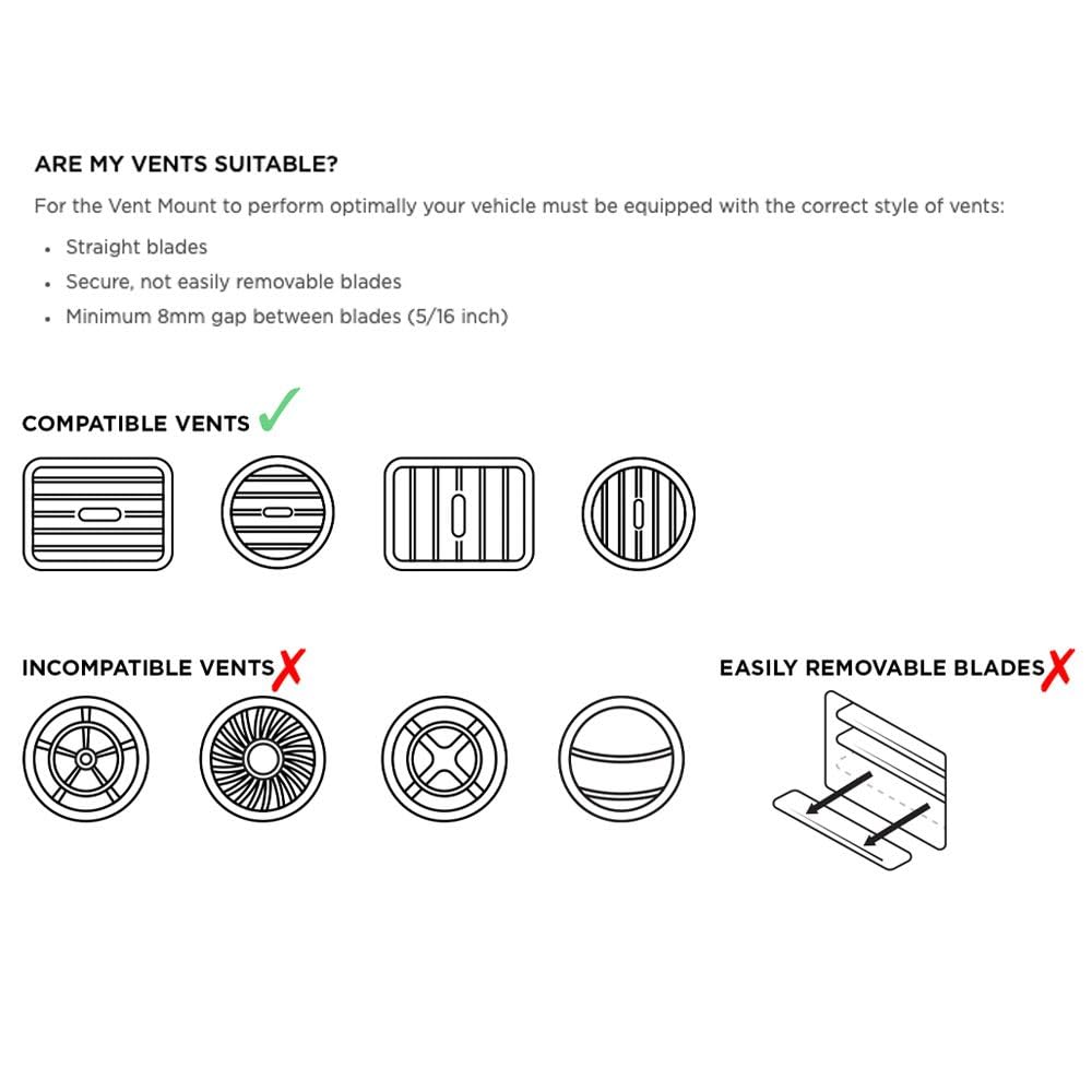 Quad Lock Vent Car Phone Holder Kit with MAG Wireless Charging Head V2 and MAG Phone Case for iPhone 16 Pro Max - Image 7