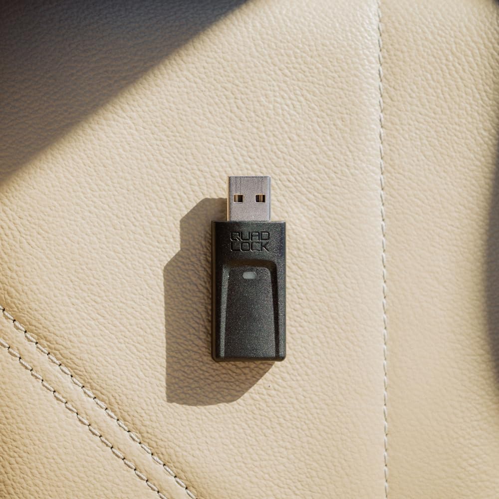 Quad Lock Wireless Car Adapter for Apple CarPlay & Android Auto - Plug & Play USB for Cars with Wired CarPlay/Android Auto - Image 4